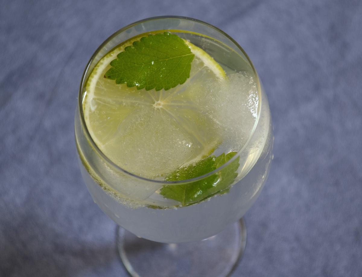 sirup ginger+lemon balm